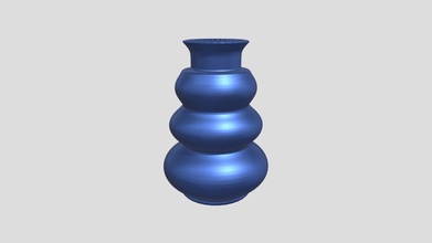 blaue Vase download frei 3d Modell juriflakowski e19e4aa 3d print model - Mito3D