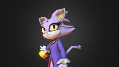 blaze cat - 3d model tyler hinthorne kwest5114 ad5d3e4 sonic hedgehog series she one my favourites challenge see much time took me finish character sculpt very interesting do really enjoyed modeling her hope you like 3d print model - Mito3D