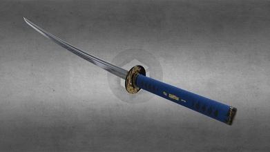 blu oro bambù katana 3d modello Adamo whitby whitby93 9875b56 3d print model - Mito3D