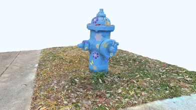 blue hydrant art - buy royalty free 3d model defnotdan 84bbec3 3d print model - Mito3D