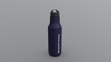 blue water bottle mockup - buy royalty free 3d model robertrestupambudi cd83e53 3d print model - Mito3D