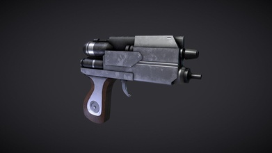 blurrg-1120 blaster pistol - 3d model josh nicholson rasengan975 aff5628 3d print model - Mito3D