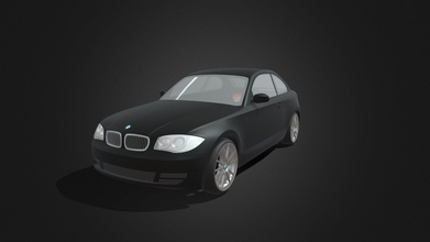 bmw 1-series coupe 2008 - buy royalty free 3d model 3ddomino 319050a 3d print model - Mito3D