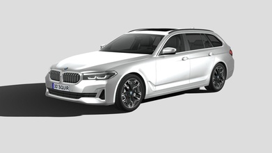 BMW 5 series turismo g31 básico 2021 comprar realeza gratis 3d modelo squir3d e37d707 3d print model - Mito3D