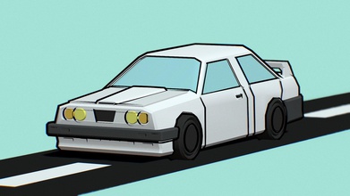 bmw e30 m3 low poly cel shaded - download free 3d model jackmcm 81ff875 project test my abilities comes cell textures decided create dream vintage car mine order on 3d print model - Mito3D
