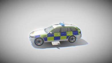 bmw touring british police traffic car - download free 3d model captaindavid100k 509f7db 3d print model - Mito3D