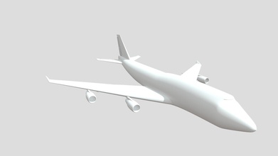 boeing 747 400 generisch Kaufen Lizenzgebühren frei 3d Modell xingyun777 fd762bd 3d print model - Mito3D