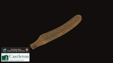 bone toothbrush - download free 3d model castleton university digital archaeology project cudap 2ddde85 3d print model - Mito3D