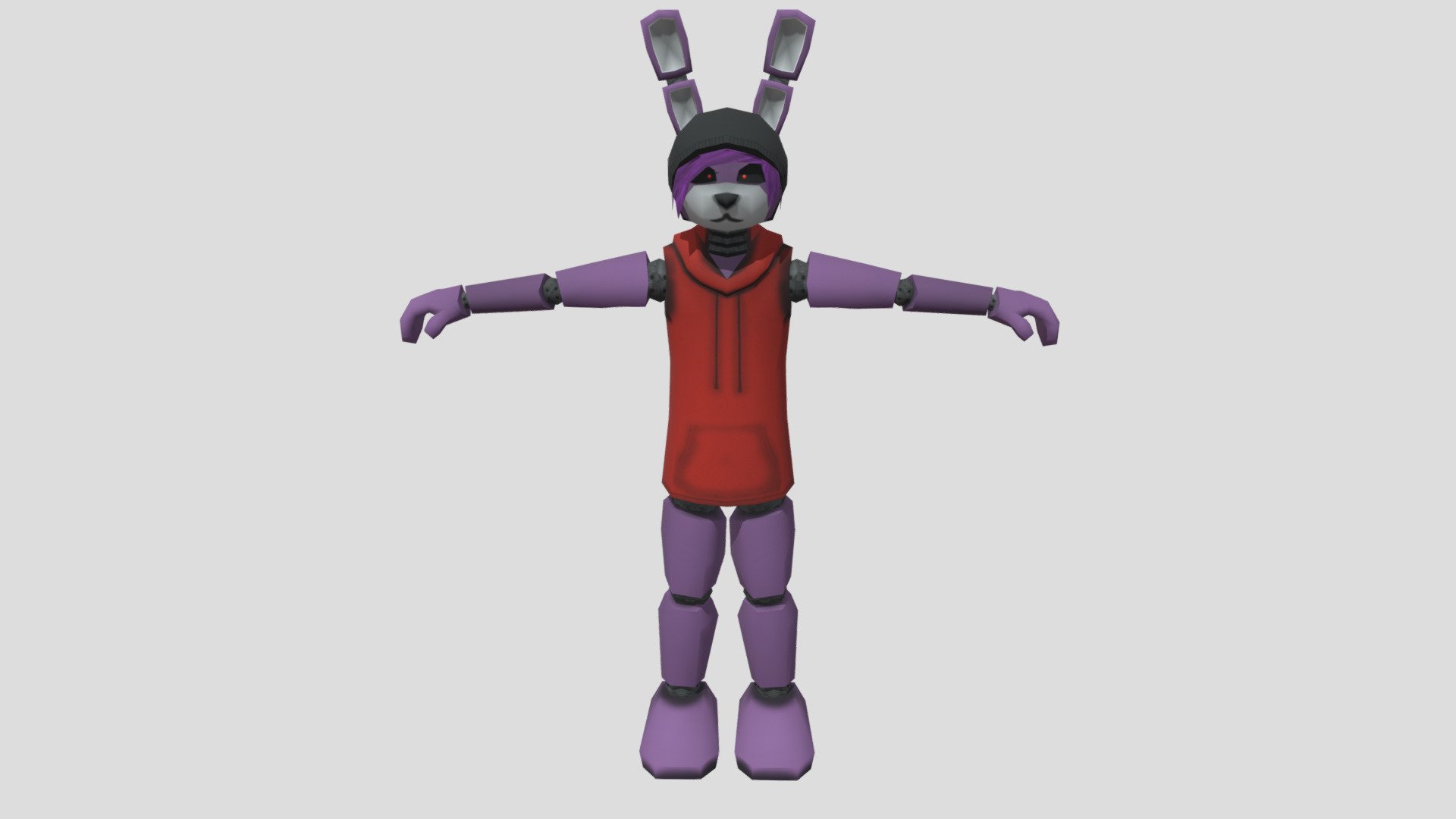 bonnie punk bunny - descargar gratis 3d modelo urbanfoxgamer 2bfa803 mi versión de cinco noches freddy&rsquo s la tripulación el uso gratuito sus proyectos me siguen todos se preguntan ouo https twittercom wwwyoutubecom usuario ginopinoy 3D print model - Mito3D