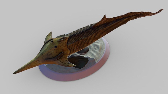 boreaspis 3d printing - buy royalty free model rickstikkelorum ricksticky fish sla 3dprinting rick resin jawless animal pri stikkelorum prehistroic 3d print model - Mito3D