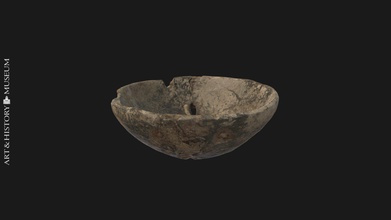 bowl conical base flaring rim - download free 3d model royal museums art history kmkg-mrah d513360 argaric culture early-middle bronze age 2300-1600 bc inventory number pg411120 find object museum s online catalog carmentis 3d print model - Mito3D