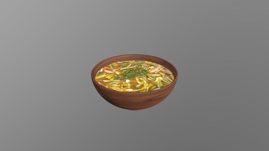 bowl soup - download free 3d model mornaista de4ecf2 3d print model - Mito3D