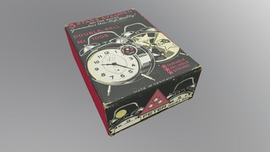 box alarm clock - 3d model finnish museum horology suomen kellomuseo tfmoh 6a33c57 3d print model - Mito3D