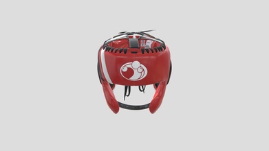 boxe casco copricapo 3d modello annie88 liu cg 91b43a3 3d print model - Mito3D