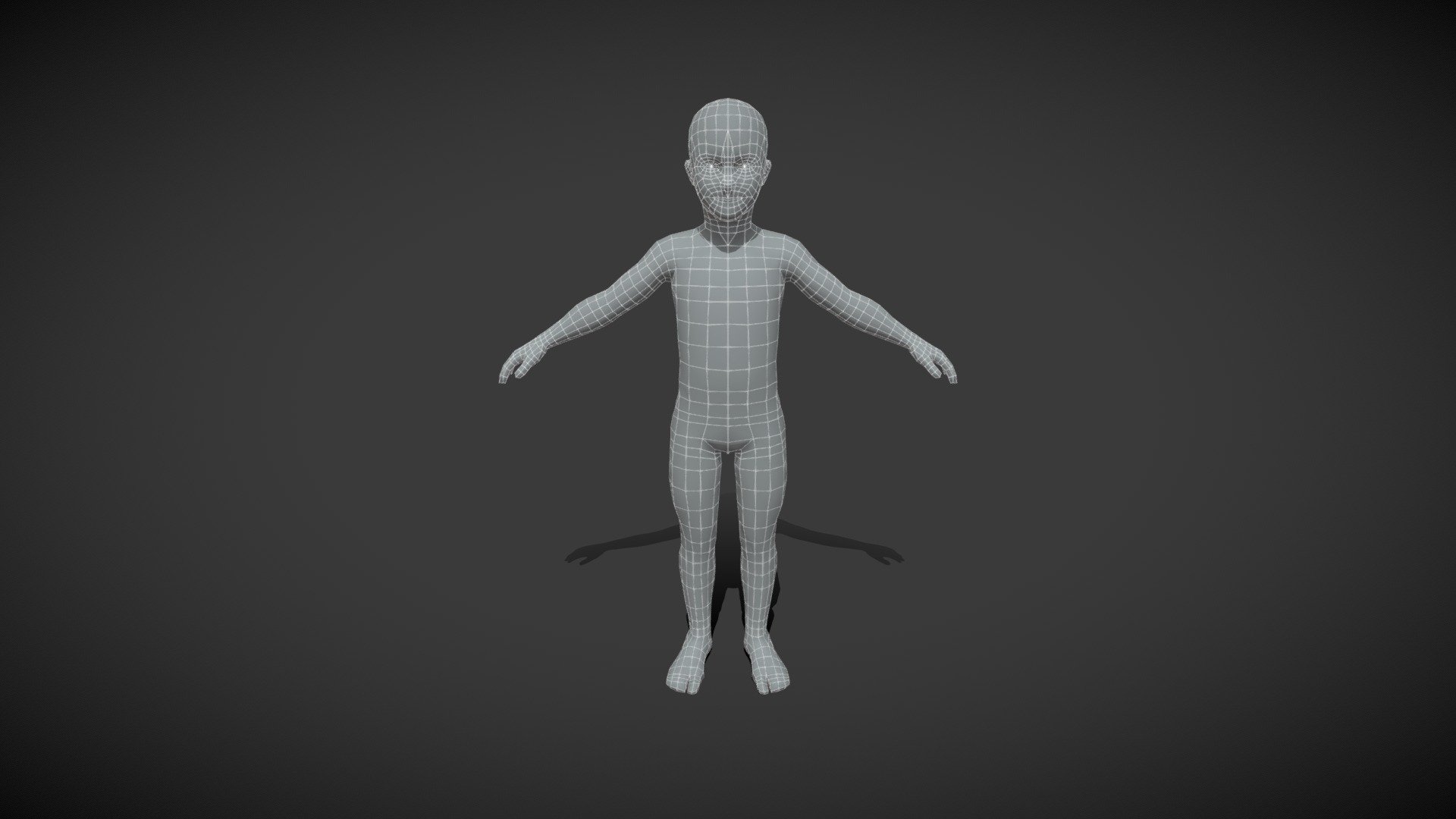 oğlan çocuk vücut temel örgü 3d model satın almak telif Bedava 3ddisco 757b436 anatomi Biyoloji kol 3D print model - Mito3D
