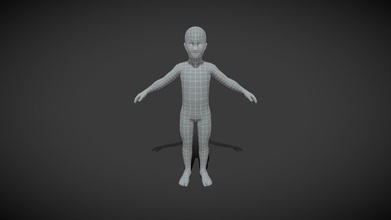 oğlan çocuk vücut temel örgü 3d model satın almak telif Bedava 3ddisco 757b436 anatomi Biyoloji kol 3d print model - Mito3D
