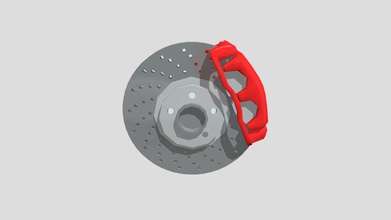 brake rotor - download free 3d model gkeefer9 4660d8d 3d print model - Mito3D