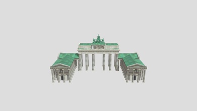 brandenburg gate - 3d model berrak klc 2ca1ffe 3d print model - Mito3D