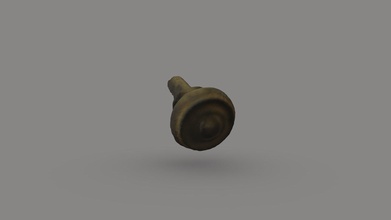 brass knob - 3d model herring archaeology project hrap ed6add5 3d print model - Mito3D