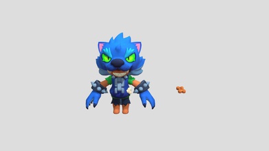 Gale Brawl Stars 3d Printing Models Mito3d - brawl stars warewolf leon