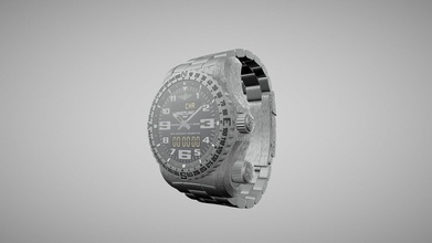 breitling emergency ii mens watch - buy royalty free 3d model squir3d 8113f08 high detailed created squir team 3d print model - Mito3D