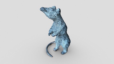 bronze rato escultura 2 ldm baixar livre 3d modelo edemaistre bb7759d 3d print model - Mito3D