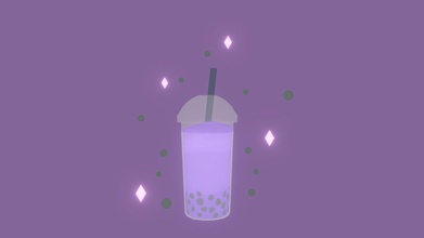 bubble tea - 3d model carlos viola cmviolin b06bffb here some taro created blender 28 mini project mainly used practice texture painting 3d print model - Mito3D
