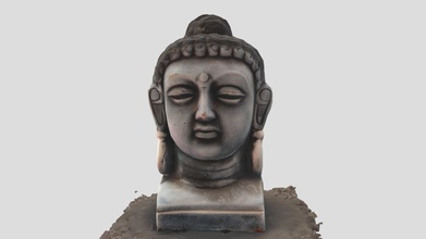 buddha - 3d model shruthirao0512 6149bf4 have choosen mud artifact coated paint old so has chipped off few parts non reflective object which perfect 3d print model - Mito3D