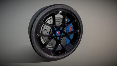bugatti roda livre baixar 3d modelo tulex arte Cassiofernandes 71618eb 3d print model - Mito3D