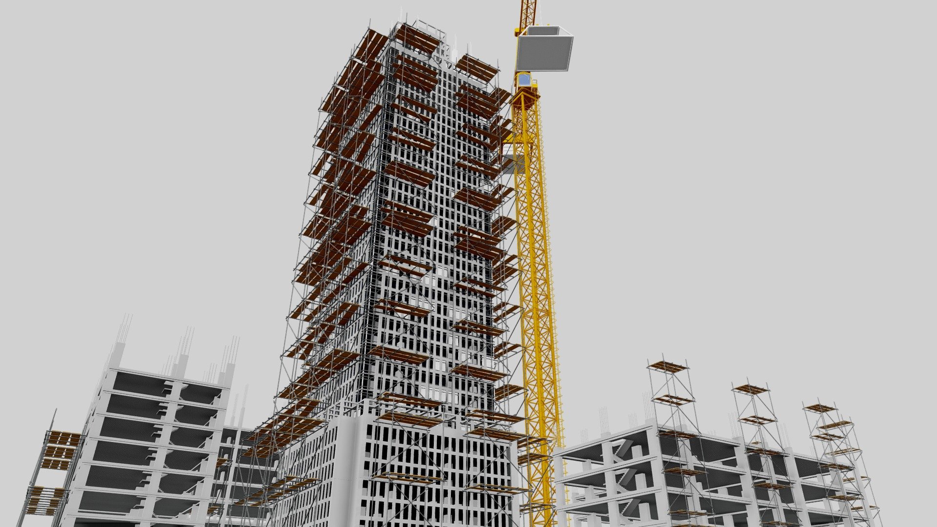 building construction 2 - buy royalty free 3d model giimann 72663b4 detailed under 3D print model - Mito3D