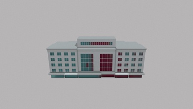 edificio de bajo-poly - descargar gratis 3d modelo bystryakovyuriy c0b3087 3d print model - Mito3D