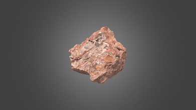 bunte breccia rdlinger ries - 3d model delft meteorite lab delftmeteoritelab ee327d2 3d print model - Mito3D
