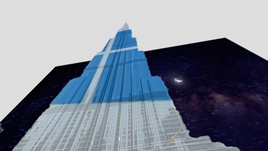 burj Khalifa mostrando janelas 2 baixar livre 3d modelo mspaint3d 7f1e98d 3d print model - Mito3D