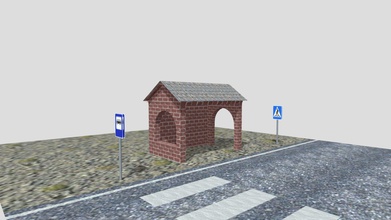 bus stop - download free 3d model ermalo bbbd674 3d print model - Mito3D