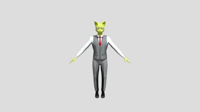 business cat - wip 3d model kritty 5be716e 3d print model - Mito3D