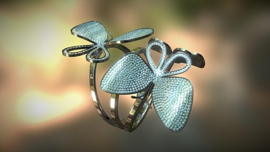 butterfly ring - 3d model pedromauro fdbd1ff 3d print model - Mito3D