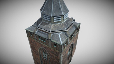 komşu kilise toren 3d model erfgoed Utrecht miras hukuku d48166a 3d print model - Mito3D