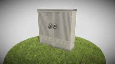 cable distribution cabinet 1 - buy royalty free 3d model vis-all-3d vis-all 073d771 here version out &ldquo modular cabinet-set&rdquo small grass hill made using lawn fields package&rdquo wip 2 3 4 high-poly triangles 13m wip-5 wip-6 modeled textured animated 3dhaupt blender-282a 3d print model - Mito3D