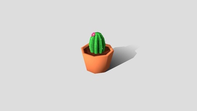 cactus - download free 3d model ohquack f0b5020 3d print model - Mito3D