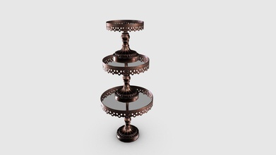 cake stand - 3d model george jakeli 3djako c5f8a26 low poly 3d print model - Mito3D