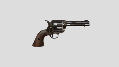 cal45 pacificateur revolver 4 75 Etats Unis 1873 3d modèle Mikoneko 5f21437 3d print model - Mito3D