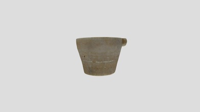 calcite mortar bowl - 3d model chau chak wing museum ccwm 03c5d51 3d print model - Mito3D