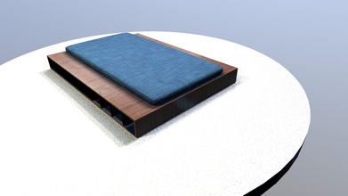 cama - 3d model erick madrigal erickmadrigal 3421b9a design made my new mattress base 3d print model - Mito3D
