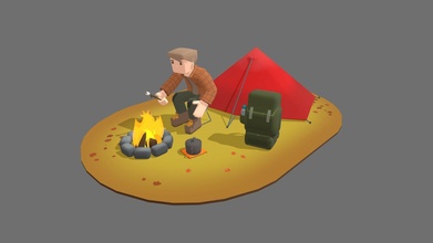 Camping Herbst Kaufen Lizenzgebühren frei 3d Modell Beckygibson b47c7c6 3d print model - Mito3D