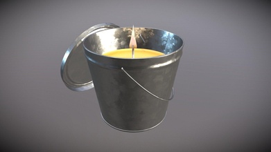 candle animated - 3d model lampyre3d 196a286 3d print model - Mito3D