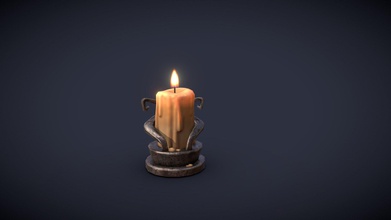 candle candleholder - buy royalty free 3d model katerina miru lanoryrin d316e4a melting stand flame effects game-ready lowpoly asset 1k pbr textures emission uvs optimized contains maya mb fbx obj files all scene here https sketchfabcom 3d-models magical-summon-table-5119faf061da4ddab9ada17ebd0f9468 3d print model - Mito3D