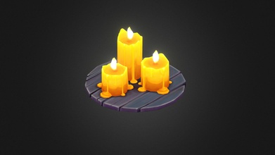 candles - 3d model hadas drory noam zinnfandel 5c752e1 time wanted learn 3dcoat preperation starting cgma course stylized props games so picked something real small simple reference isometric candle great sephiroth https wwwartstationcom artwork nakld 3d print model - Mito3D