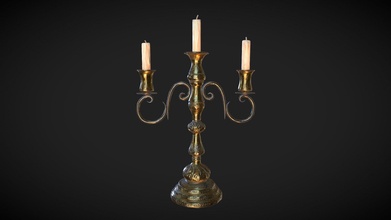 candlestick - buy royalty free 3d model thiago ferraro thiagoferraro 5bed043 3d print model - Mito3D