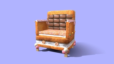 candy armchair - 3d model kleinesboss 03b3df4 3d print model - Mito3D