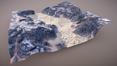 canyon dunes chasm - buy royalty free 3d model tabernoble a4ab95c 3d print model - Mito3D